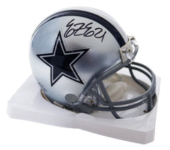 Ezekiel Elliott Dallas Cowboys Signed Autographed Mini Helmet PAAS COA