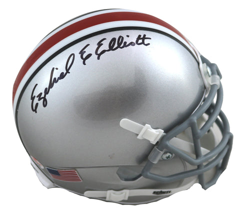 Ezekiel Elliott Ohio State Buckeyes Signed Autographed Schutt Football Mini Helmet PAAS COA