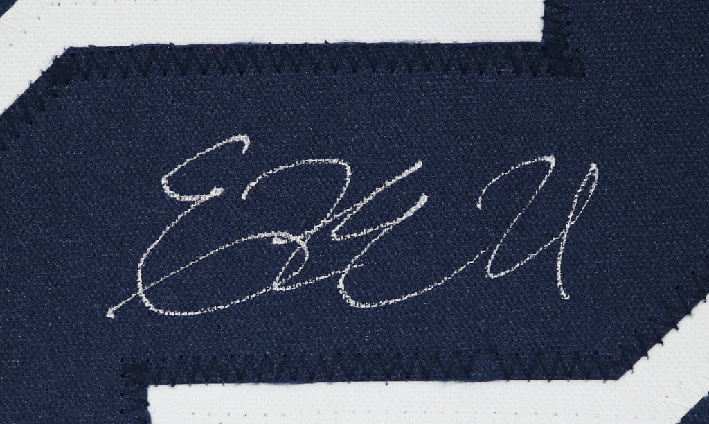 Ezekiel Elliott Dallas Cowboys Signed Autographed Blue Custom