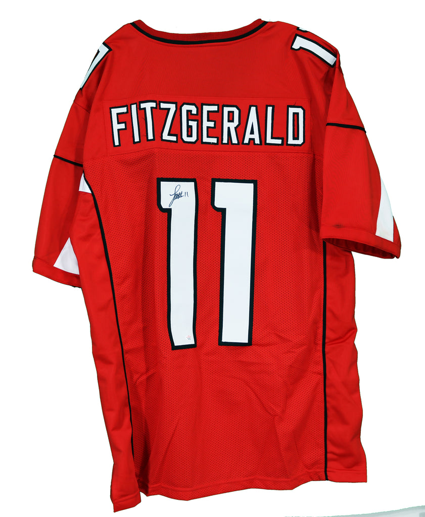 Larry Fitzgerald signed Arizona Cardinals football jersey COA