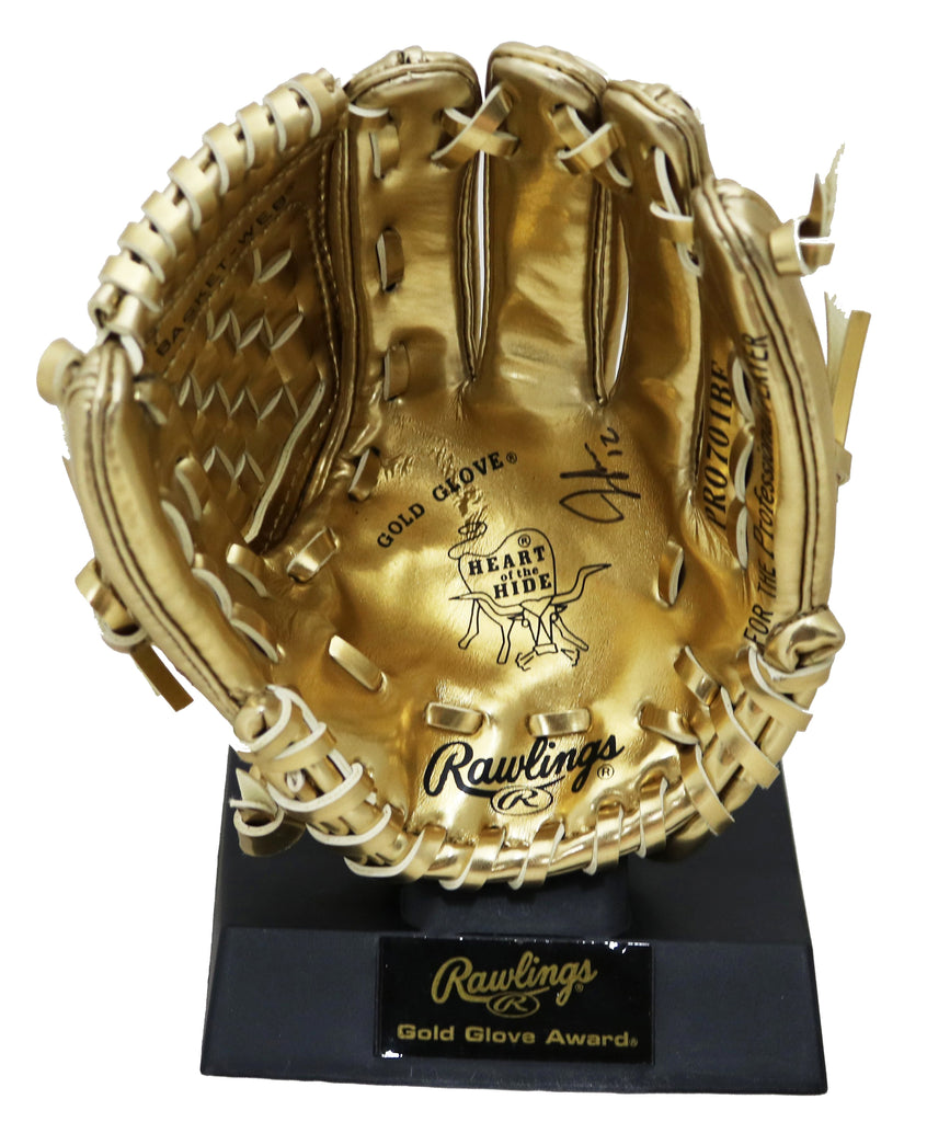 Jeff Francoeur Braves Signed Autographed Rawlings Mini Gold Glove –