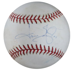Jason Giambi New York Yankees Signed Autographed Rawlings Official Major League Baseball JSA COA with with Display Holder - FADED SIGNATURE