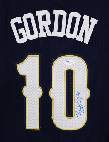 Eric Gordon New Orleans Pelicans Signed Autographed Blue #10 Jersey JSA COA
