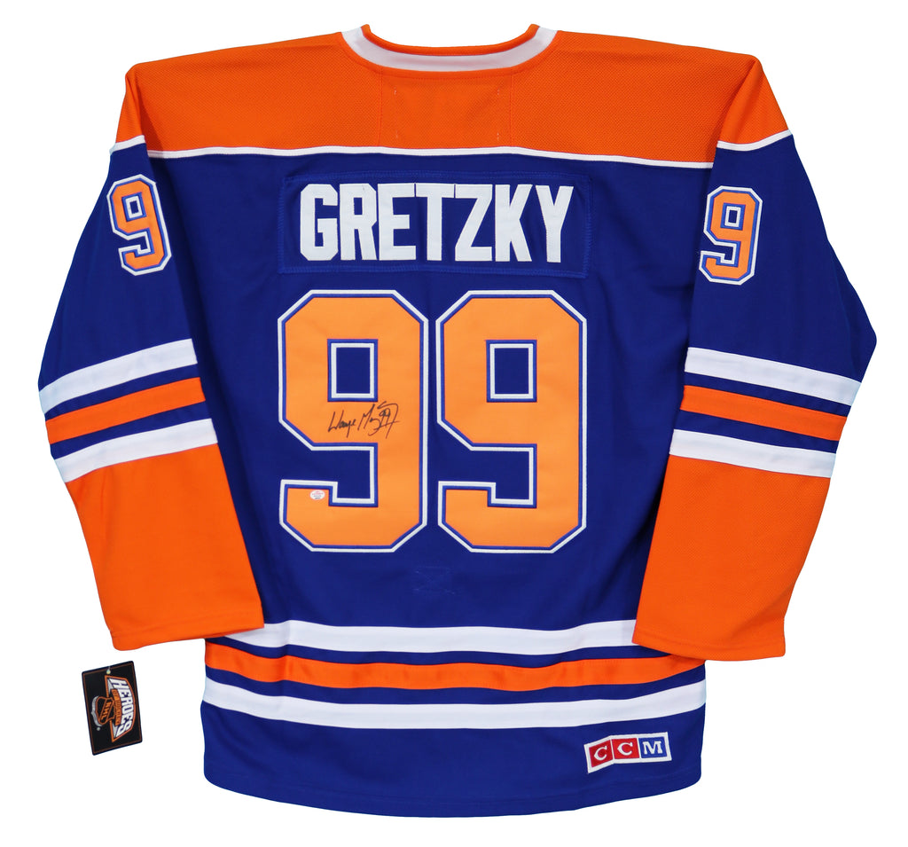 Wayne Gretzky Signed Authentic Edmonton Oilers White CCM Jersey