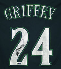 Ken Griffey Jr. Seattle Mariners Signed Autographed Blue #24 Jersey Heritage Authentication COA