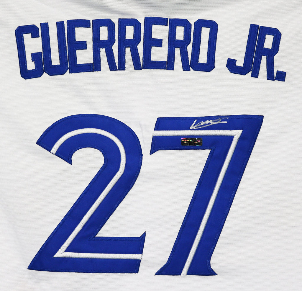Vladimir Guerrero Jr. Toronto Blue Jays Autographed White Jersey –