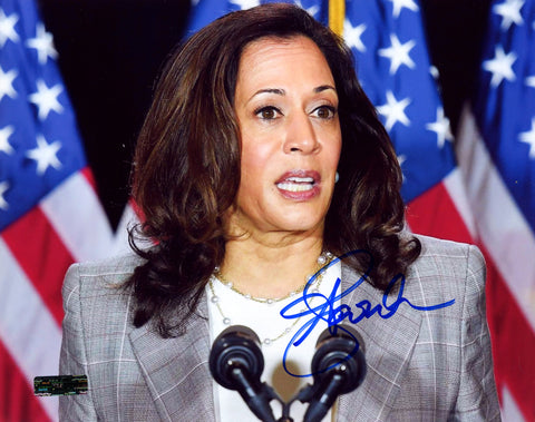Kamala Harris United States Vice President Signed Autographed 8" x 10" Photo Heritage Authentication COA