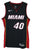 Udonis Haslem Miami Heat Signed Autographed Black #40 Jersey PSA COA