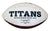 Derrick Henry Tennessee Titans Signed Autographed White Panel Logo Football PAAS COA