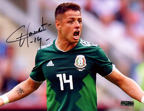 Javier Hernandez Mexico Signed Autographed 8-1/2" x 11" Photo Heritage Authentication COA