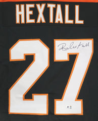 Ron Hextall Philadelphia Flyers Signed Autographed Black #27 Custom Jersey Global COA