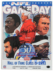 Walter Payton Dan Fouts Signed Autographed 1993 Hall of Fame Game Program PAAS COA