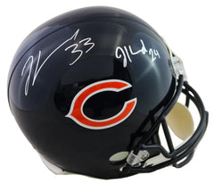 Jordan Howard and Jeremy Langford Chicago Bears Signed Autographed Riddell Full Size Replica Helmet JSA COA