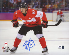 Sidney Crosby Pittsburgh Penguins Signed Autographed 8" x 10" Team Canada Photo Global COA
