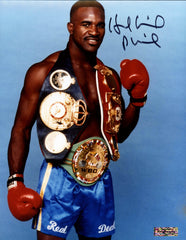 Evander Holyfield Signed Autographed 8" x 10" Boxing Photo Heritage Authentication COA