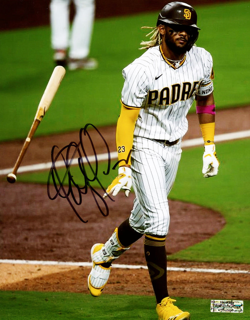 Fernando Tatis Jr. San Diego Padres Signed Autographed 8 x 10 Bat Flip  Photo Heritage Authentication COA