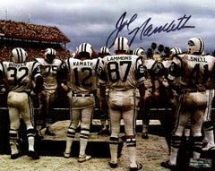 Joe Namath New York Jets Signed Autographed 8" x 10" Game Photo Heritage Authentication COA