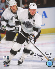 Wayne Gretzky Los Angeles Kings Signed Autographed 8" x 10" Skating Photo Global COA