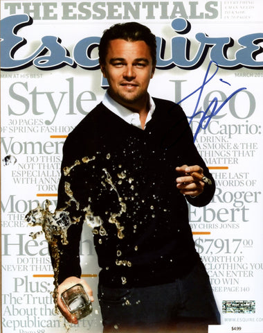 Leonardo DiCaprio Signed Autographed 8" x 10" Photo Heritage Authentication COA