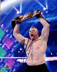 Brock Lesnar WWE Signed Autographed 8" x 10" Photo Heritage Authentication COA