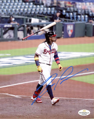 Ronald Acuna Jr. Atlanta Braves Signed Autographed 8" x 10" Photo Five Star Grading COA