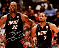 Shaquille O'Neal Miami Heat Signed Autographed 8" x 10" Photo Heritage Authentication COA