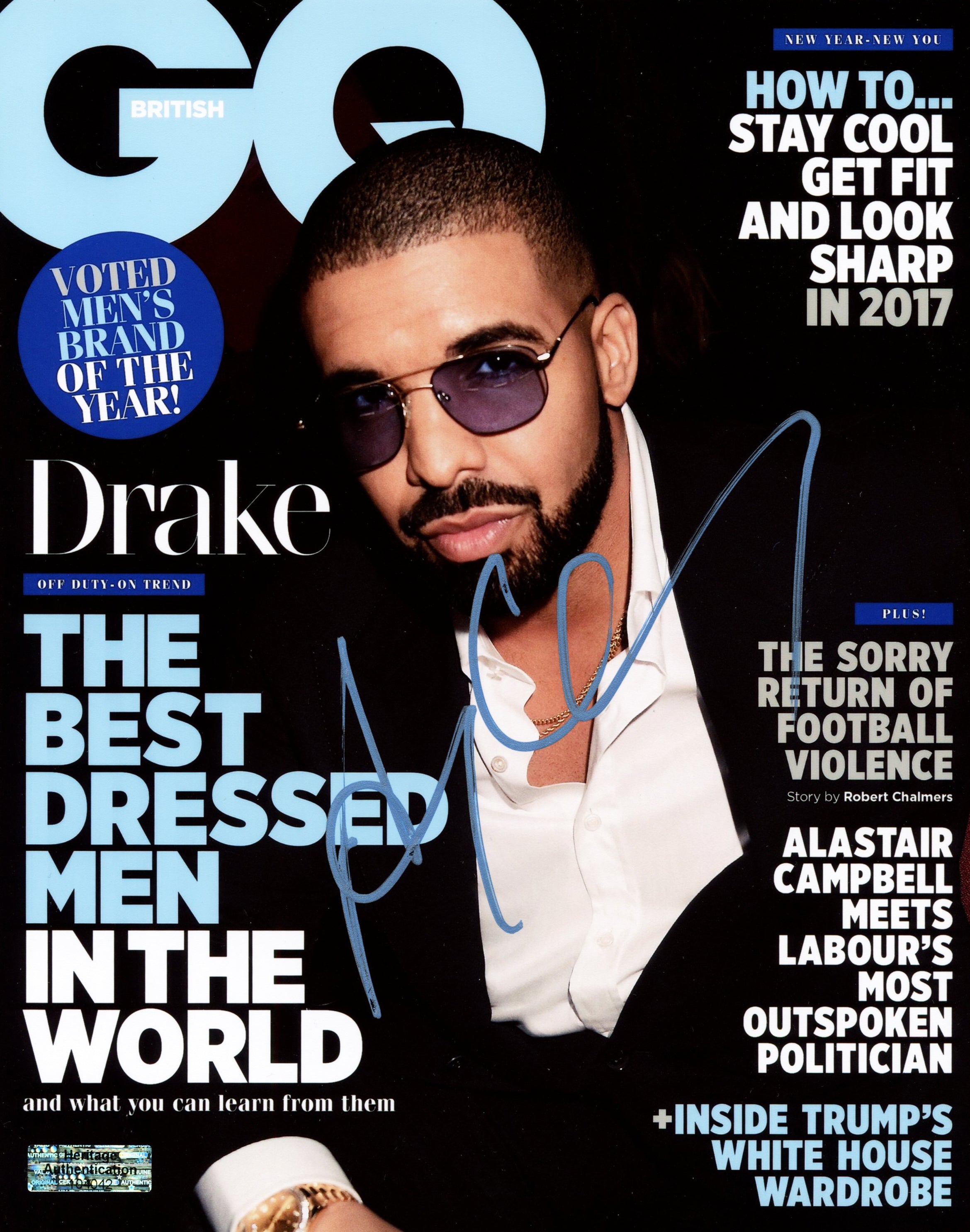 Drake Rapper Signed Autographed 8x10 Photo – Sports-Autographs.com