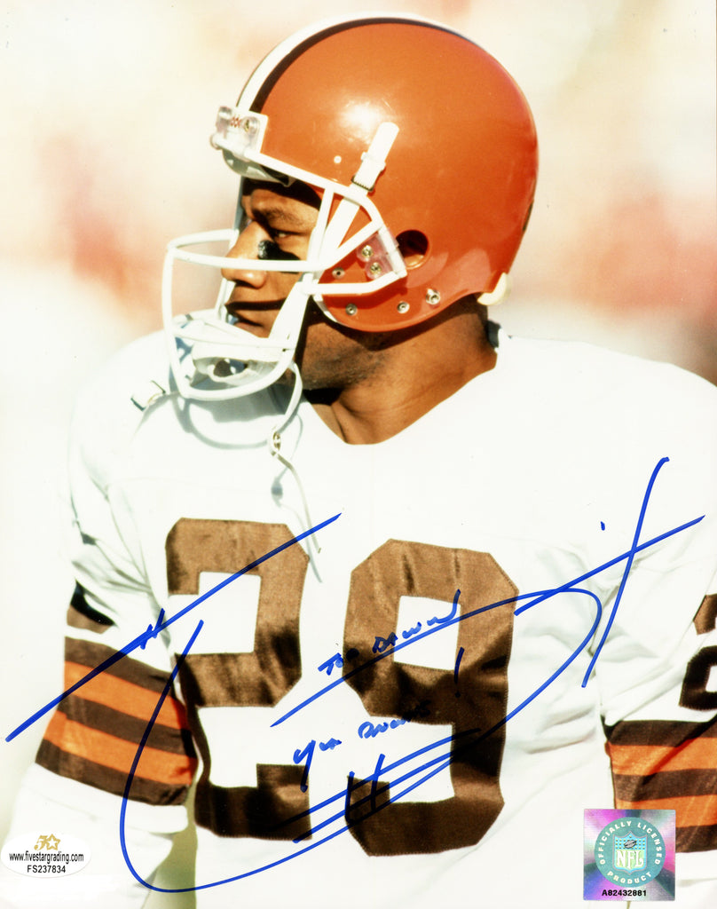 Hanford Dixon Cleveland Browns Signed Autographed 8' x 10' Photo Five Star  Grading COA