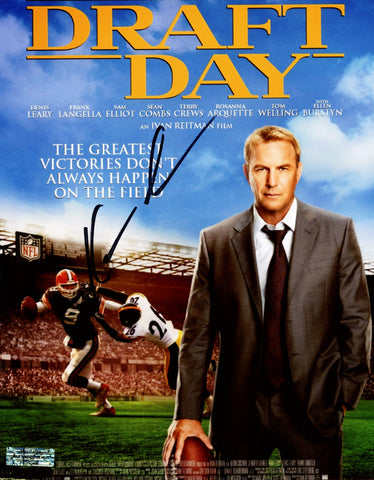 Kevin Costner Cleveland Browns Signed Autographed Draft Day Movie 8" x 10" Photo Heritage Authentication COA