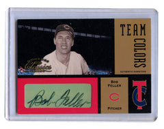 Bob Feller Cleveland Indians Signed Autographed 2004 Donuss Classics #TC-45 Baseball Card /50