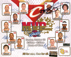 LeBron James Cleveland Cavaliers Cavs Signed Autographed 8-1/2" x 10-1/2" Team Promo Photo Heritage Authentication COA
