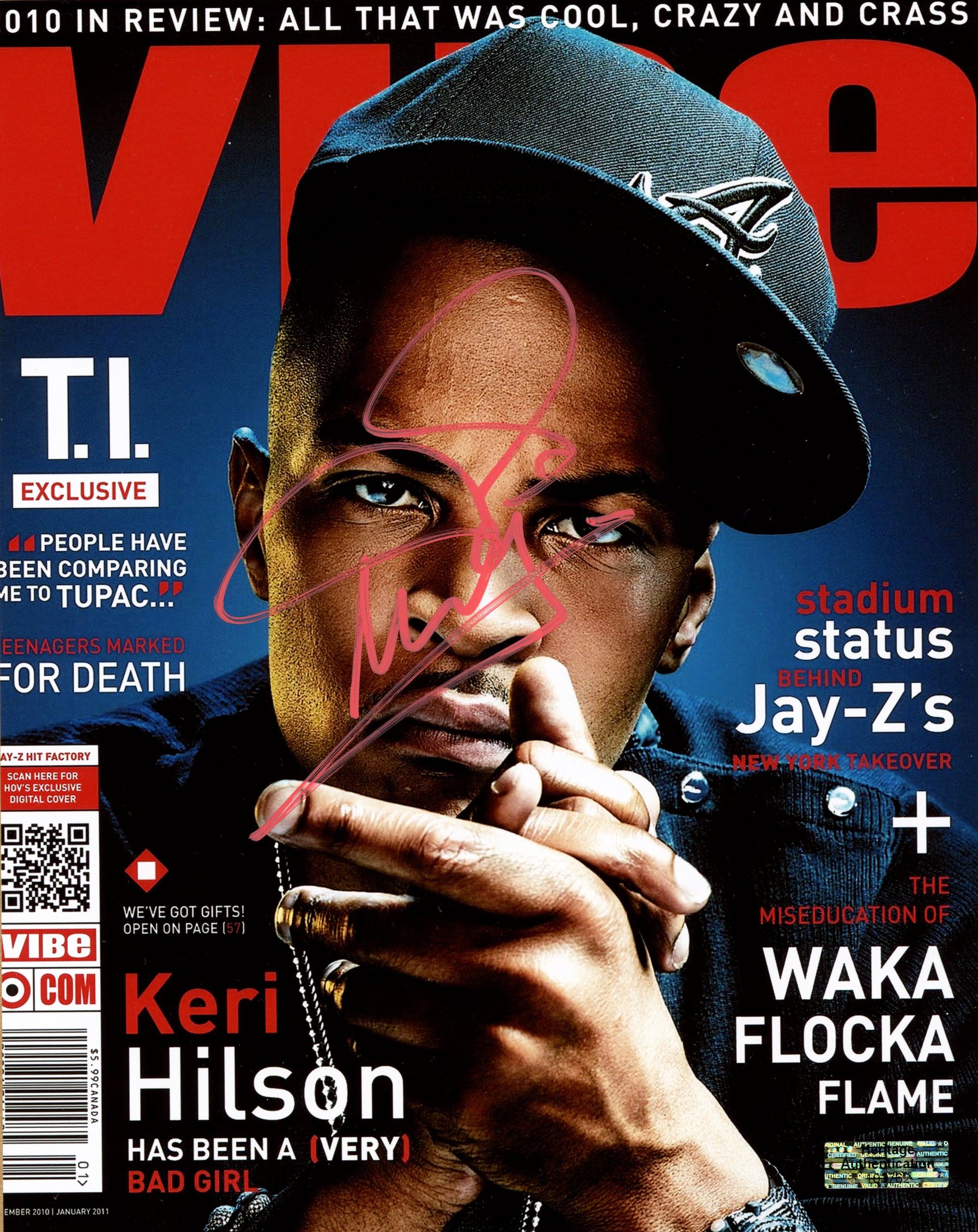 T.I. Rapper Signed Autographed 8x10 Photo – Sports-Autographs.com