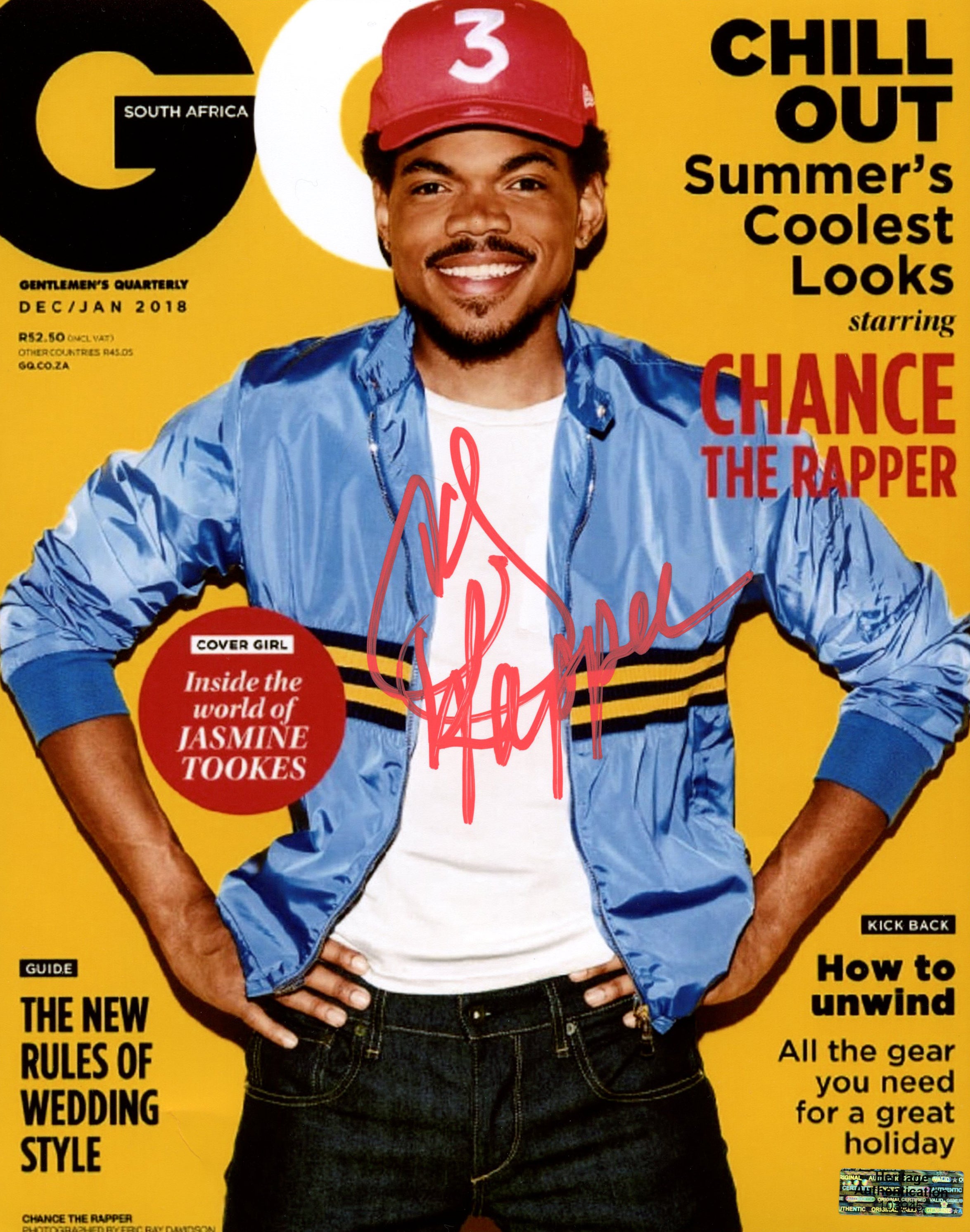 Chance the Rapper Signed Autographed 8x10 GQ Cover Photo – Sports ...