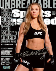Ronda Rousey MMA UFC Signed Autographed 8" x 10" Sports Illustrated Cover Photo Heritage Authentication COA