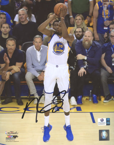 Kevin Durant Golden State Warriors Signed Autographed 8" x 10" NBA Finals Shooting Photo Global COA