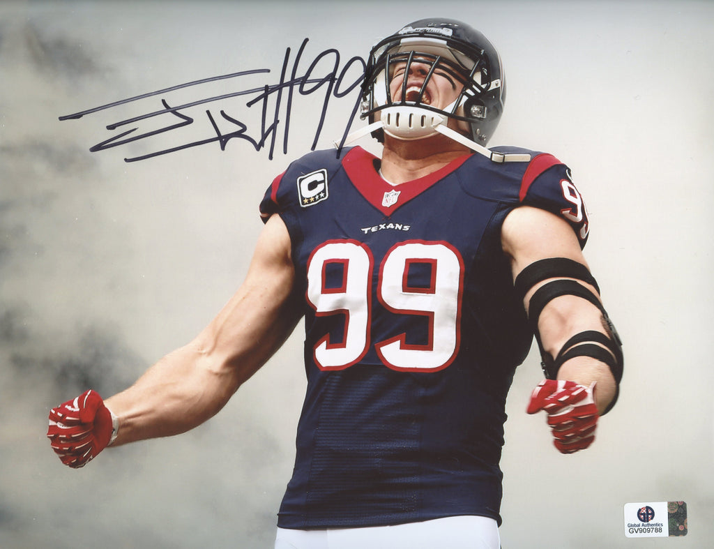 J. J. Watt Houston Texans Signed Autographed 8x10 Photo – Sports-Autographs .com