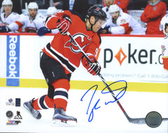 Taylor Hall New Jersey Devils Signed Autographed 8" x 10" Shooting Photo Global COA