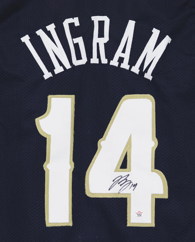 Brandon Ingram New Orleans Pelicans Signed Autographed Blue #14 Custom Jersey PAAS COA