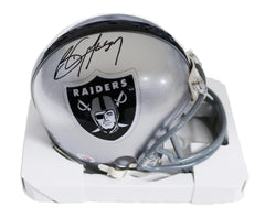 Bo Jackson Oakland Raiders Signed Autographed Football Mini Helmet PAAS COA