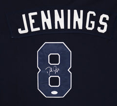 Desmond Jennings Tampa Bay Rays Signed Autographed Navy Blue #8 Jersey JSA COA