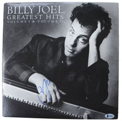 Billy Joel Signed Autographed Greatest Hits Volume 1 & Volume 2 Vinyl Record Album Cover Beckett COA