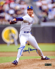 Randy Johnson Seattle Mariners Signed Autographed 8" x 10" Pitching Photo Heritage Authentication COA