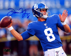 Daniel Jones New York Giants Signed Autographed 8" x 10" Photo Heritage Authentication COA