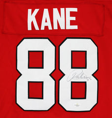 Patrick Kane Chicago Blackhawks Signed Autographed Red #88 Jersey Five Star Grading COA