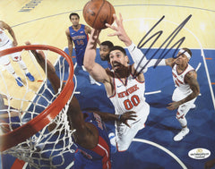 Enes Kanter New York Knicks Signed Autographed 8" x 10" Shooting Photo Five Star Grading COA