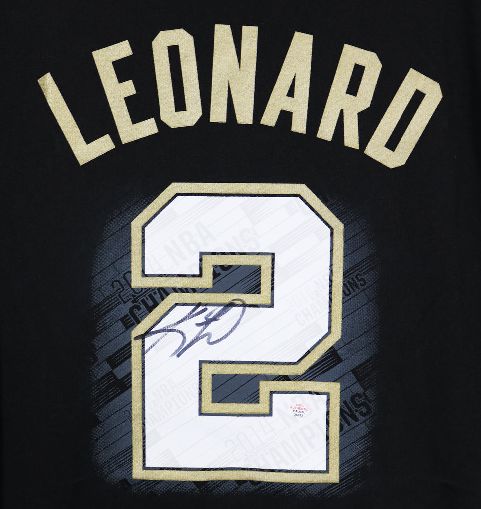 Kawhi Leonard San Antonio Spurs Signed Autographed Finals #2