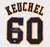 Dallas Keuchel Houston Astros Signed Autographed White #60 Custom Jersey PAAS COA