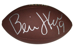Bernie Kosar Cleveland Browns Signed Autographed Wilson NFL Football CAS Witnessed COA