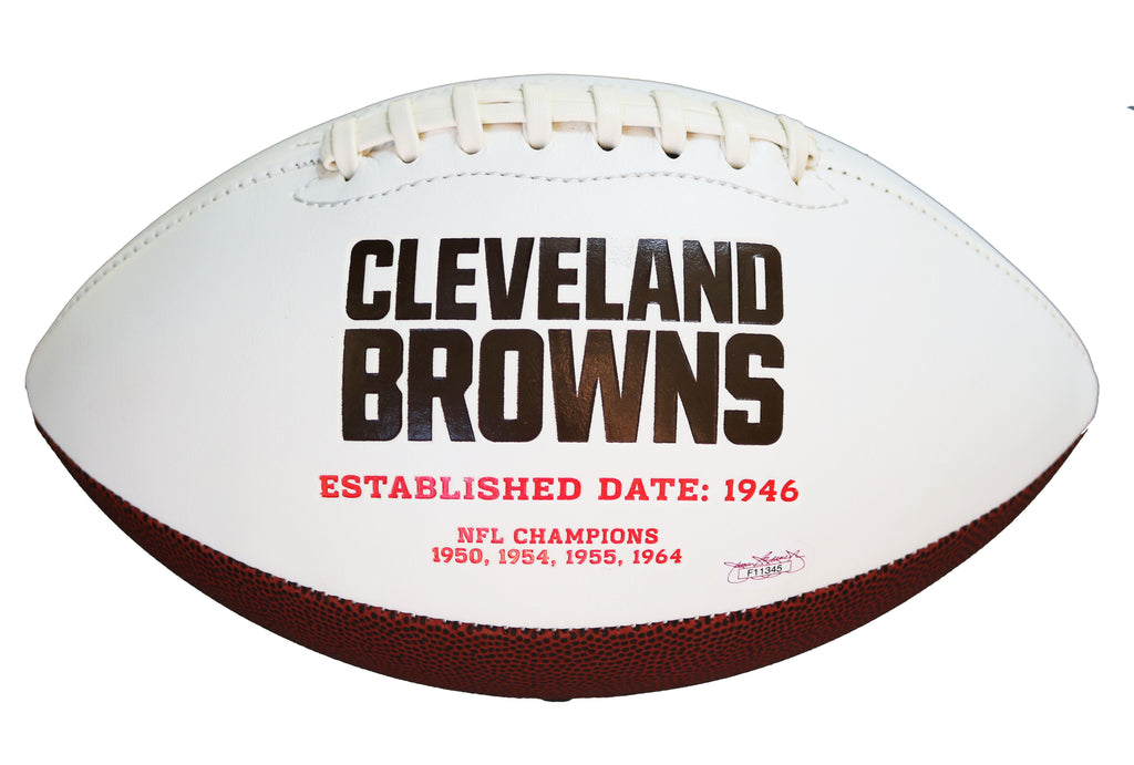 Bernie Kosar Cleveland Browns Autographed White Panel Football