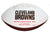 Bernie Kosar Cleveland Browns Signed Autographed White Panel Logo Football JSA COA Sticker Only